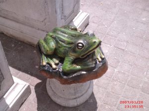 Art Kurbağa Figürü