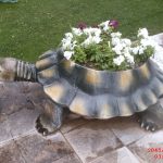 Kaplumbağa Çiçeklik Heykeli