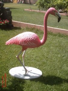 Küçük Flamingo Figürü