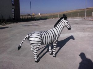 Zebra Heykeli