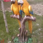 İkili Papağan Figürü